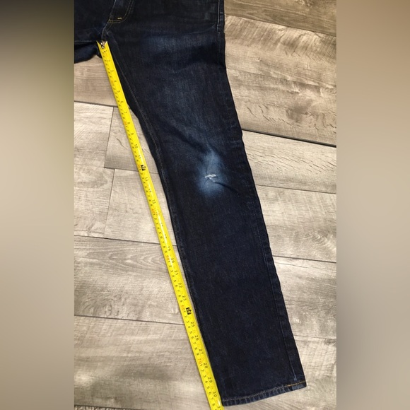 RRL Double RL Men’s Denim Blue Jeans Slim Narrow Union Standard Zip Fly Sz 33X32 - Picture 8 of 13